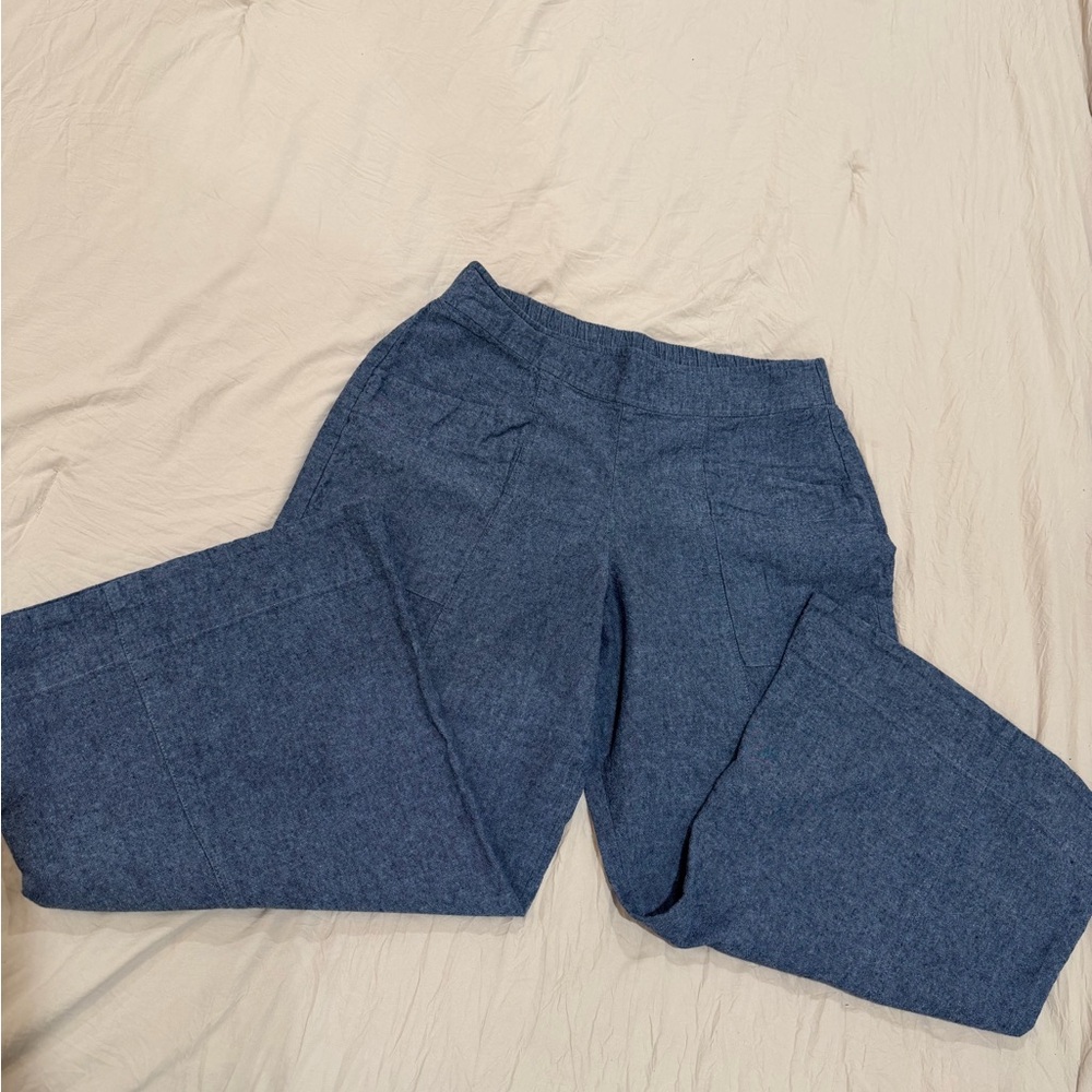 Ivy Jane Blue Wide Leg Pants
